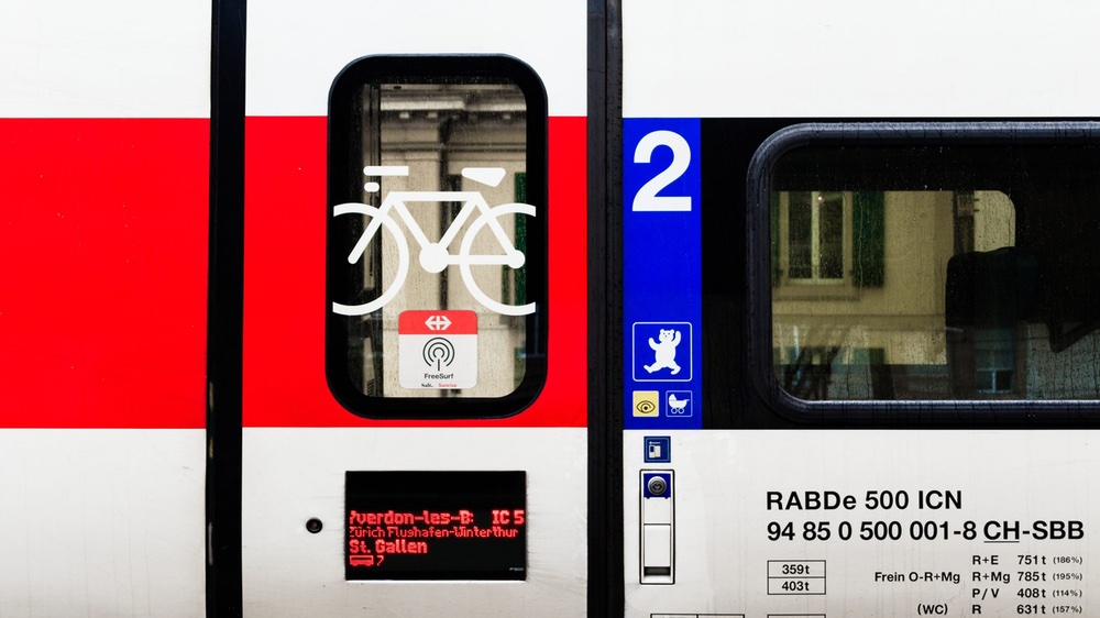 SBB Bahnwagen Einstieg 2. Klasse