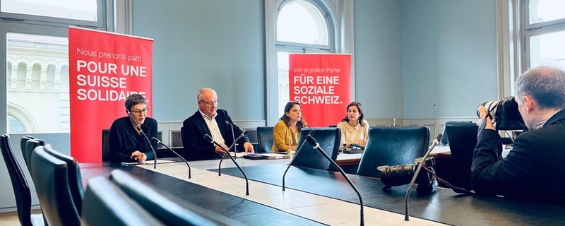 Pressekonferenz im Bundeshaus