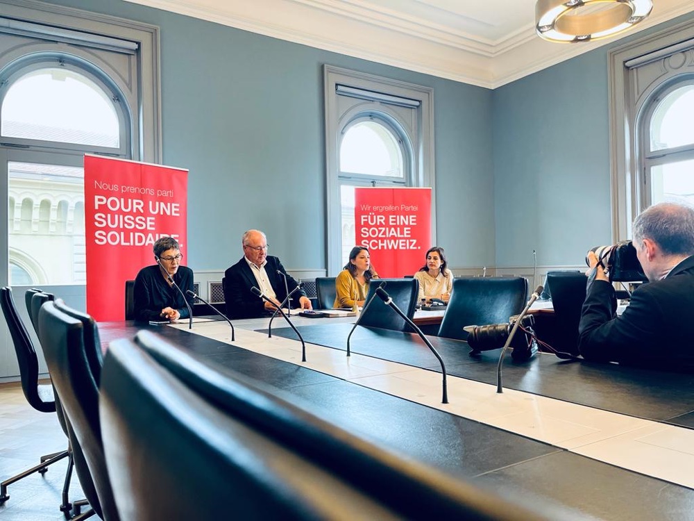 Pressekonferenz im Bundeshaus